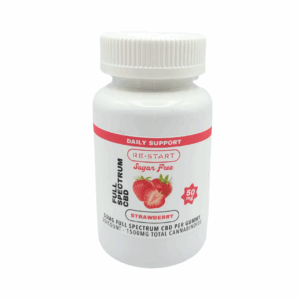 Sugar-Free CBD 50mg Gummies - Strawberry