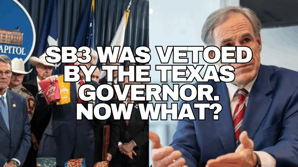 SB3 VETO TEXAS HEMP BAN 2025, SPECIAL SESSION