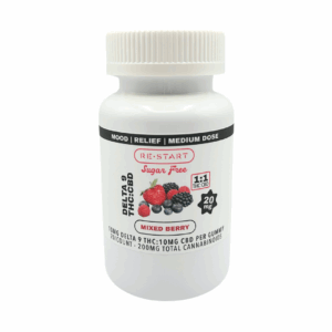 Sugar-Free Delta 9 CBD 20MG Gummies - Mixed Berry