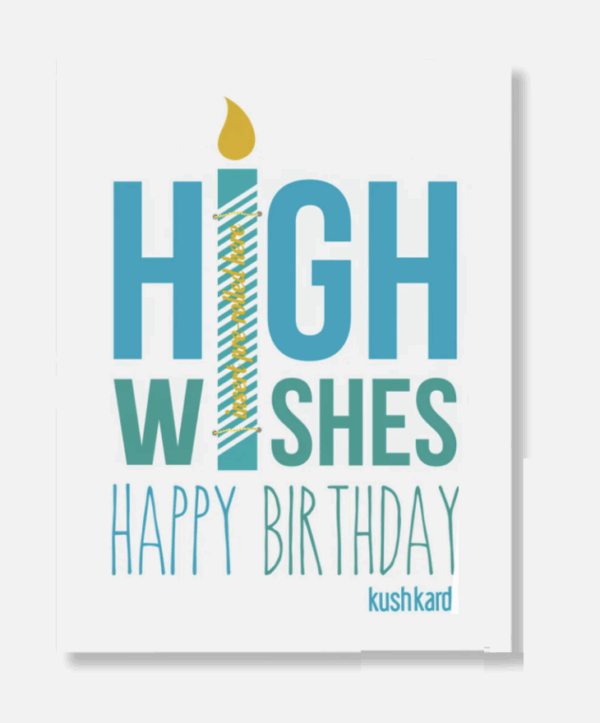 Kush Kards - High Wishes Birthday Card
