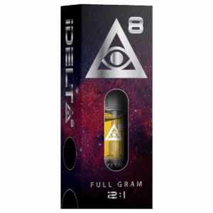 iDelta 8 Vape Cartridge Silver + CBD 2:1 1mL