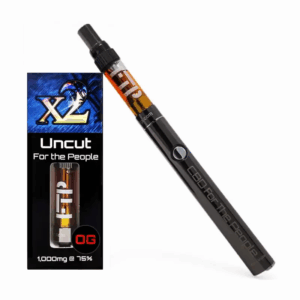 CBD Vape Cartridge 1000mg @ 75% Uncut Wax 1mL (Special Order)