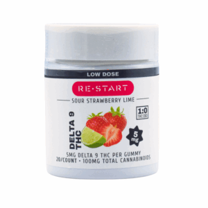 Delta 9 THC 5MG Gummies 20-ct (Total THC 100MG)