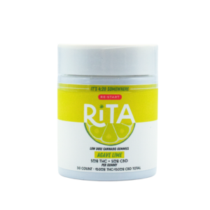 RESTART Rita Delta 9 CBD 10mg Gummies Agave Lime