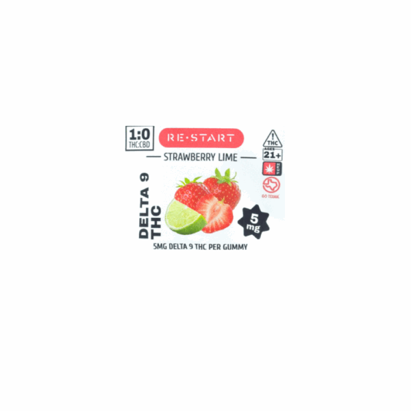Delta 9 THC 5MG Gummies 10-ct (Total THC 50MG