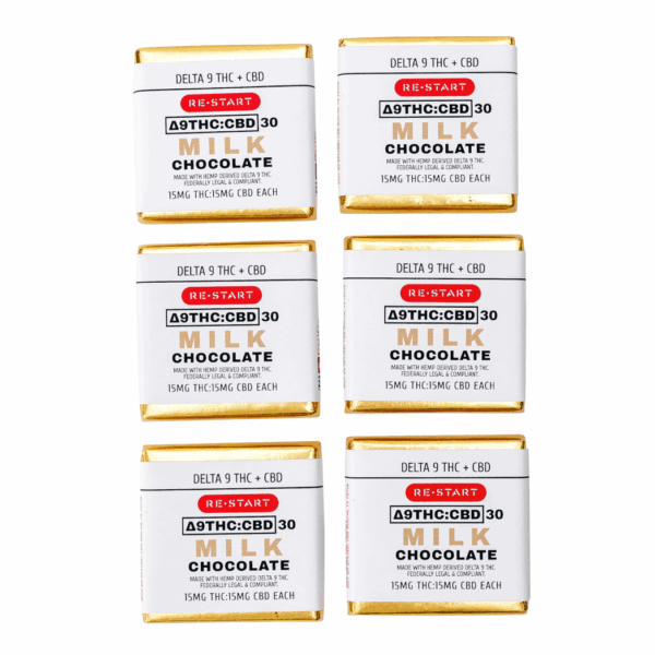 Delta 9 THC Chocolate Minis 6-ct - Image 2