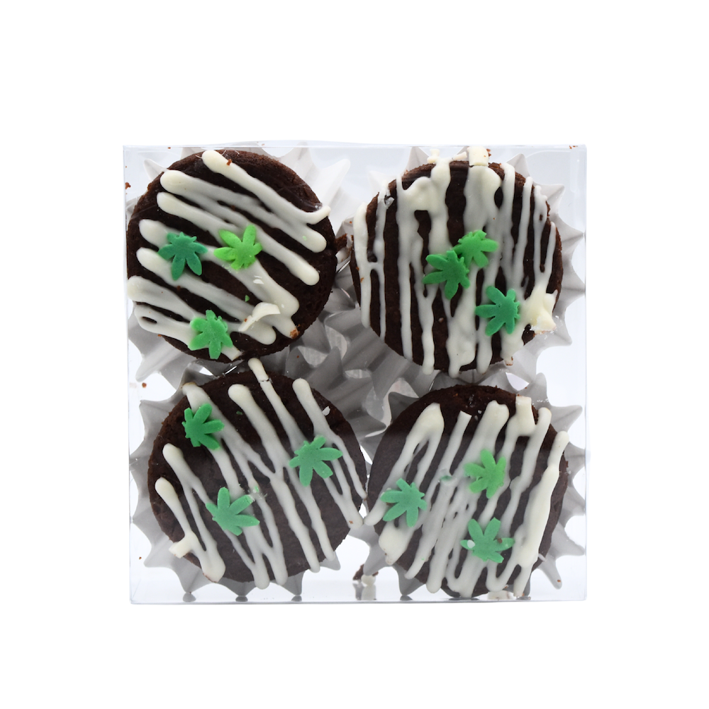 Delta 9 THC 10mg Brownie Bites 4-ct (Total THC 40MG)