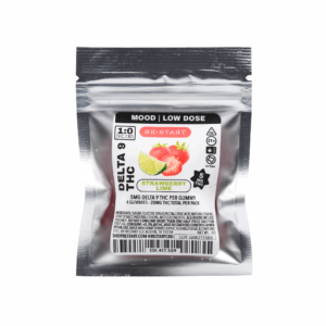 Delta 9 THC 5MG Gummies Strawberry Lime  4-ct (Total THC 20MG)
