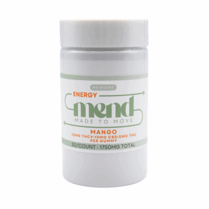 MEND THCV + Delta 9 THC Gummies 50-ct Mango (Total THC 150MG)
