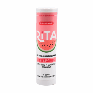 RESTART Rita Delta 9 THC CBD 10mg Gummies Sweet Sandia 10-ct