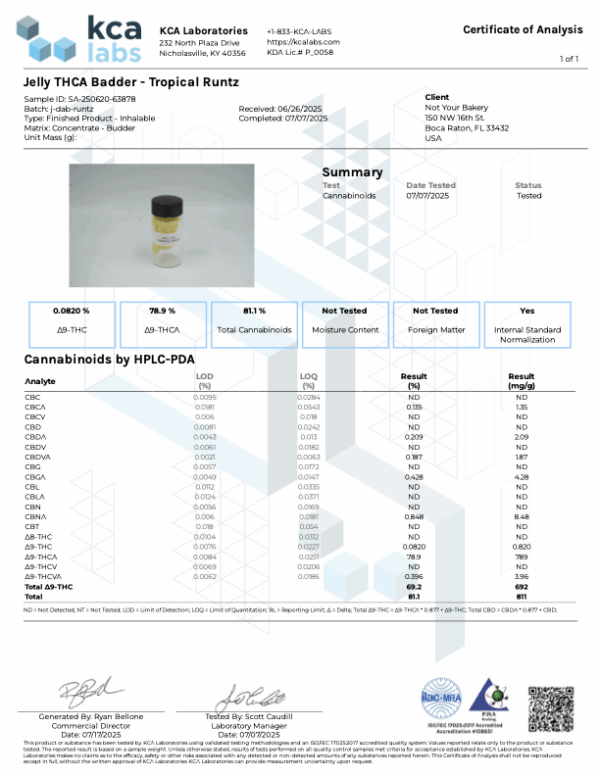 Jelly THCA Live Rosin Dabs 2G - Image 11