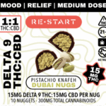 Delta 9 THC CBD Pistachio Dubai Nugs