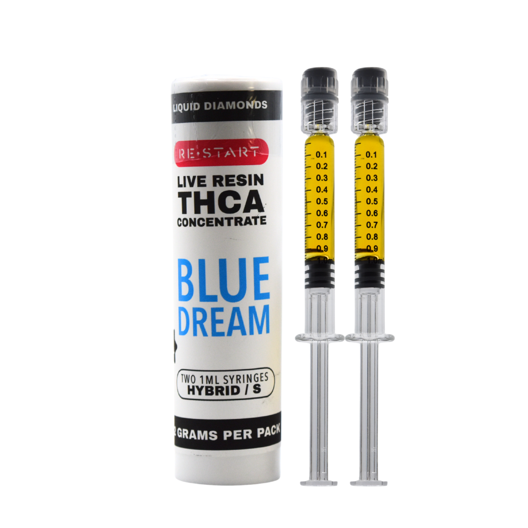 THCA Dab Syringe Blue Dream (H/S) Live Resin - RESTART​ CBD & THC