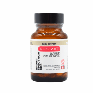 Broad Spectrum CBD Capsules 25mg 30-ct NO THC