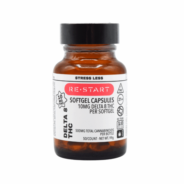 Delta 8 THC 10MG Softget Capsules 50CT