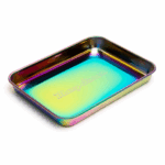 Blazy Susan Rainbow Stainless Steel Rolling Tray (One at our Retail Store)