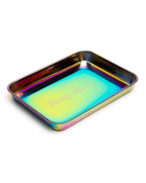 Blazy Susan Rainbow Stainless Steel Rolling Tray (One at our Retail Store)