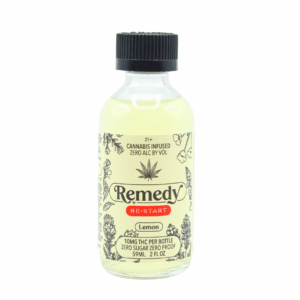 RESTART Remedy THC Infused Beverage 10MG D9 Sugar Free Lemon 50mL