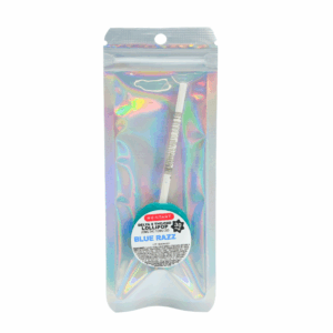 Delta 9 THC 20MG + CBD 10MG Lollipop Blue Raspberry