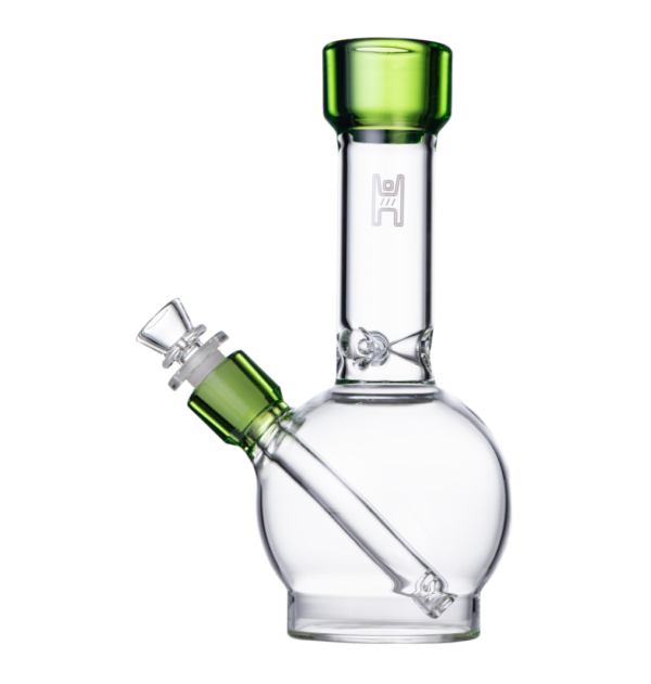 Human Grade 9” Ball Bong - Clear w/Matrix