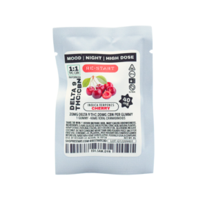 Delta 9 THC CBN Gummies 40MG - Indica Cherry 1-ct