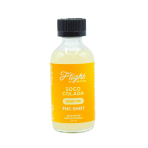 Flight THC Beverage Shot 30mg D9 - Soco Colada