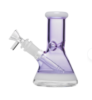 Human Grade 6” Beaker Water Pipe - Lavender