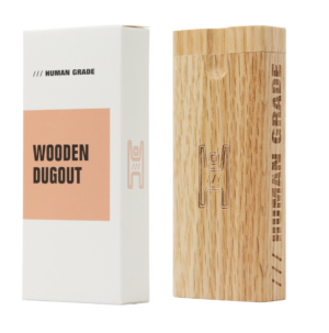 Human Grade Wooden Dugout - Red Oak