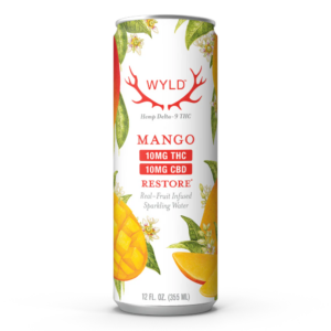 Wyld THC CBD Sparkling Water - Mango