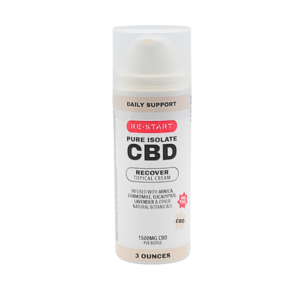 Recover CBD Topical Cream 1500mg 3oz NO THC