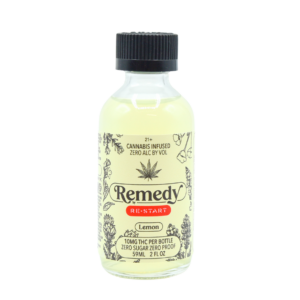 RESTART Remedy THC Infused Beverage 10MG D9 Sugar Free Lemon 60mL