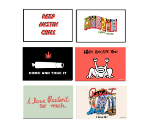 RESTART Custom Post Card 6-Pack