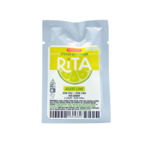 RESTART Rita Delta 9 THC 5MG + CBD 5MG Gummies Agave Lime 2-ct (Reg. Price $5)