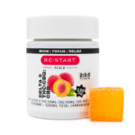 Delta 9 CBG CBD 120MG THC Live Resin Gummies - Peach