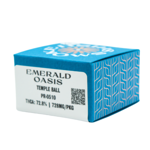 Ice Water Hashish Temple Ball | SHISH 1G Emerald Oasis (H)
