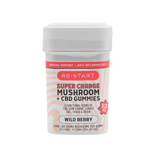 CBD NO THC 525MG Super Charge Mushroom Gummies