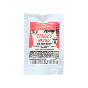 Delta 8 THC CBG CBD 200MG Gummies Tiger’s Blood 1-ct