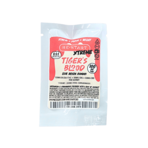 Delta 8 THC CBG CBD 200MG Gummies Tiger’s Blood 1-ct