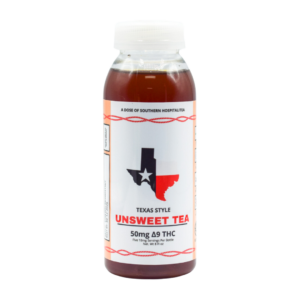 Delta 9 THC 50mg Unsweet Texas Tea 8oz