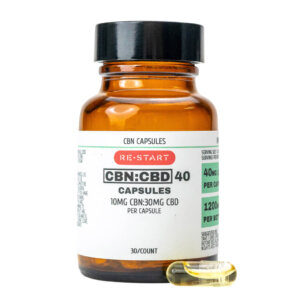 CBN CBD 40MG Capsules NO THC 30-ct PM Formula
