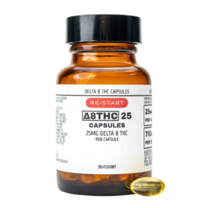 Delta 8 THC 25MG Softgel Capsules 30-ct