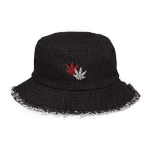 Distressed Denim Bucket Hat - Best Buds