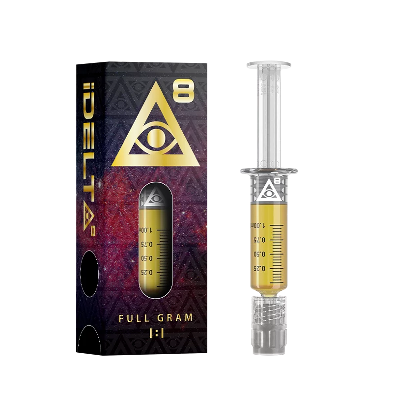 iDelta 8 CBD Dab Syringe 1mL Gold (1:1) + FREE Accessory