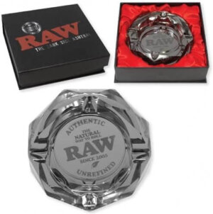 RAW Glass Ashtray - Smoke