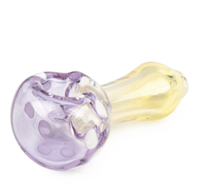 Red Eye West Coast Mushroom Hand Pipe - Purple