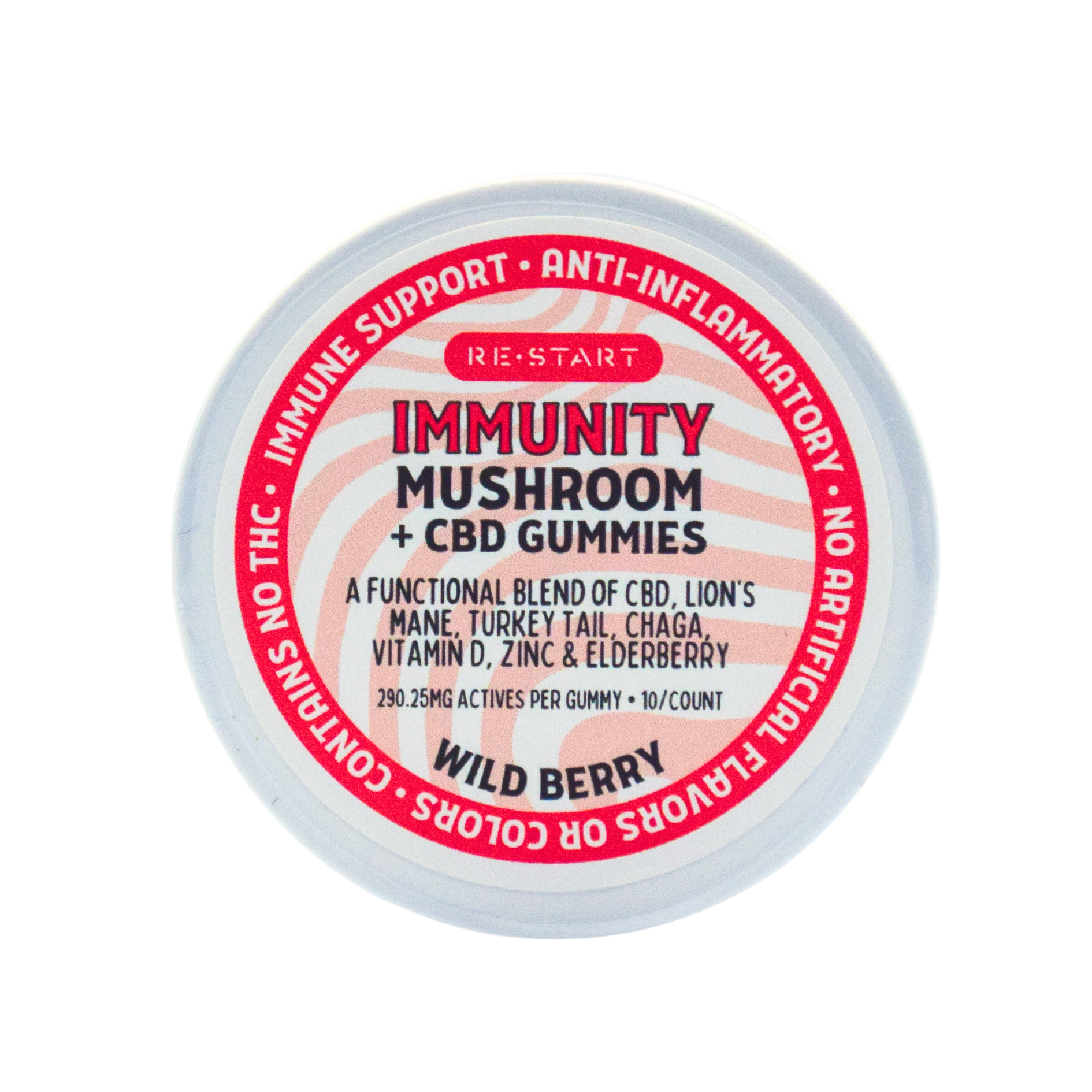 Zero THC CBD Mushroom Gummies (Reg. Price $15) Online Only!