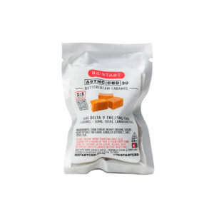 Delta 9 THC CBD 30MG Buttercream Caramels 1:1 1-ct