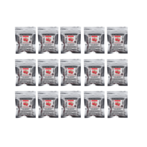 Delta 9 THC 10MG + CBD 10MG Gummies Pomegranate 15 x 4ct