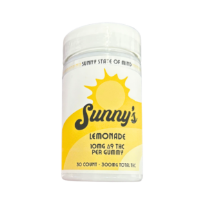 Sunny's Delta 9 THC 10mg Lemonade Gummies