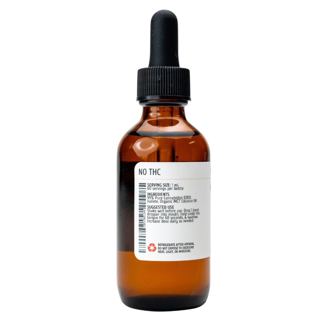Pure CBD Isolate Oil 2400mg 60mL NO THC - Image 3